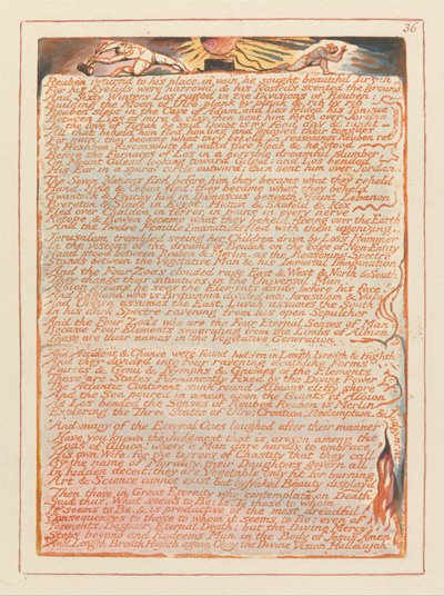 Jérusalem, Planche 36 - William Blake